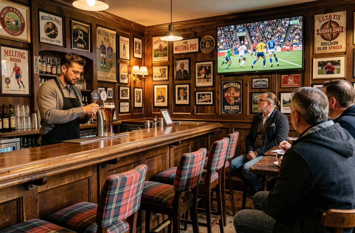 L'ambiance de pub britannique authentique au Melting Pot Pub de Toulouse avec une pinte de bière